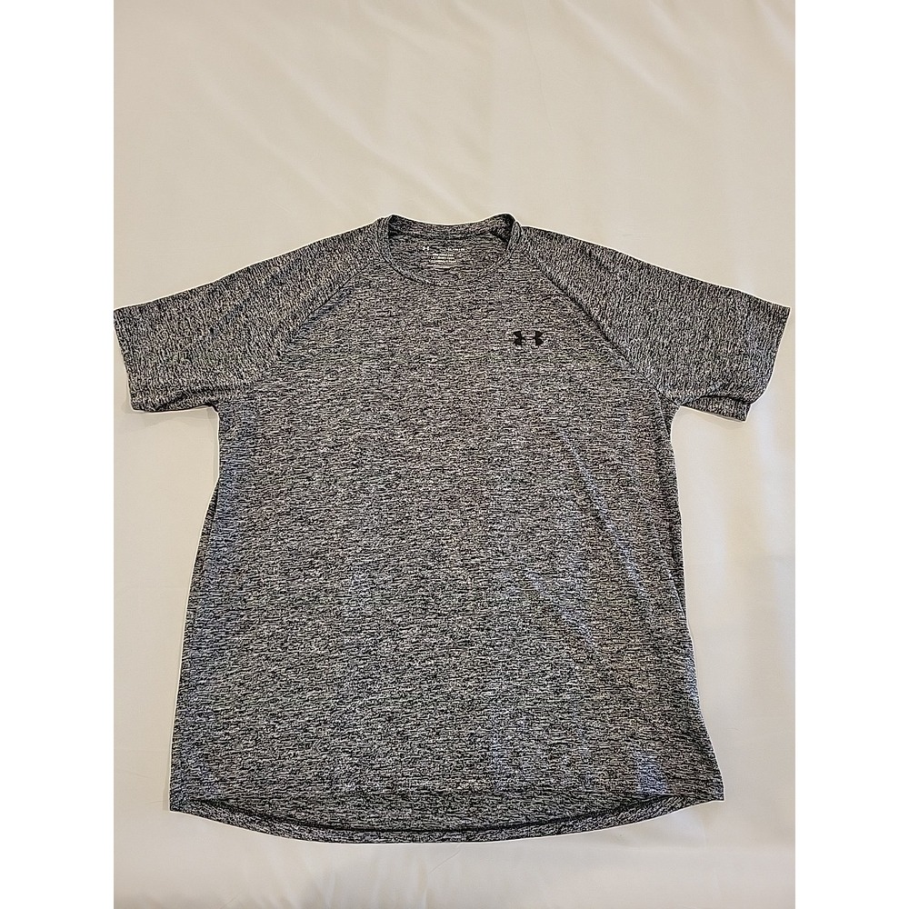 Under Armour Shirt Mens Size XL‎ Gray Black The Tech Tee